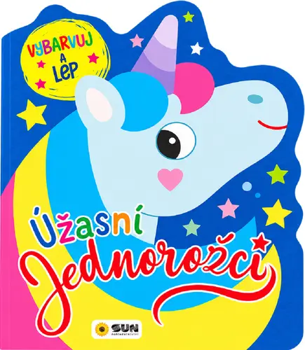 Úžasní jednorožci - Vybarvuj a lep