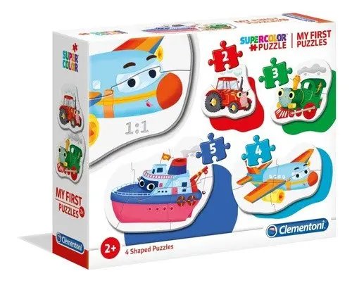 Moje první puzzle: Dopravní prostředky 4v1 - puzzle z kategorie Maxi dieliky