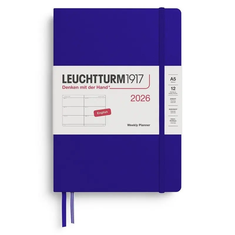 Weekly Planner 2026 Medium (A5) Ink