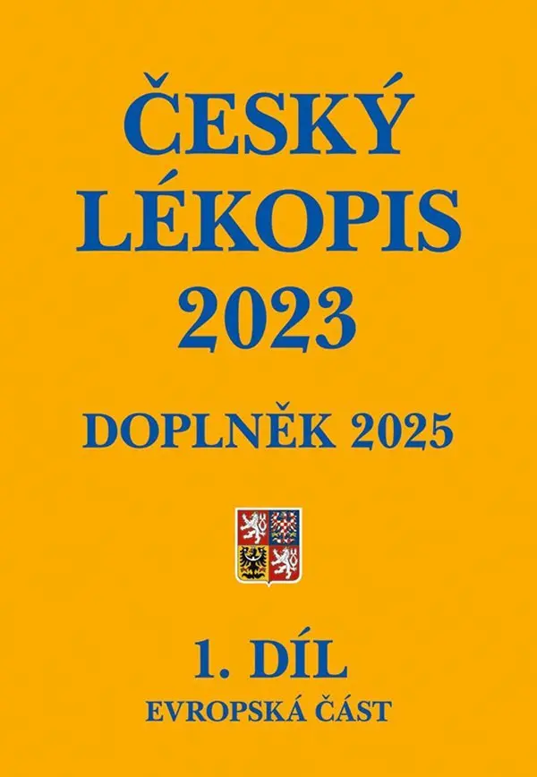 Český lékopis 2023 - Doplněk 2025 - zdravotnictví ČR Ministerstvo