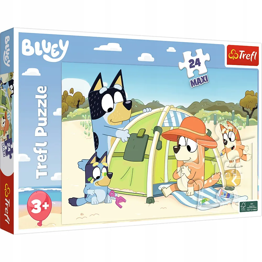 Puzzle Bluey a její skvělý den MAXI 24 dílků