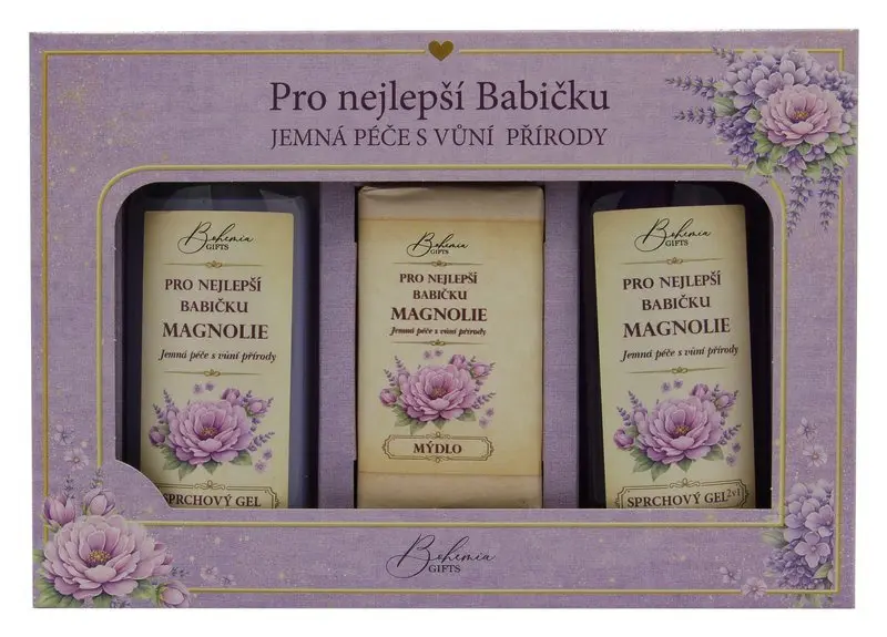 Kosmetická sada Pro nejlepší babičku (sprchový gel, mýdlo, sprchový gel 2v1)