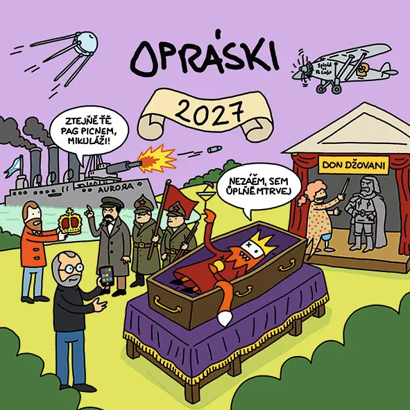 Opráski - Kalendář 2027 nástěnný - jaz