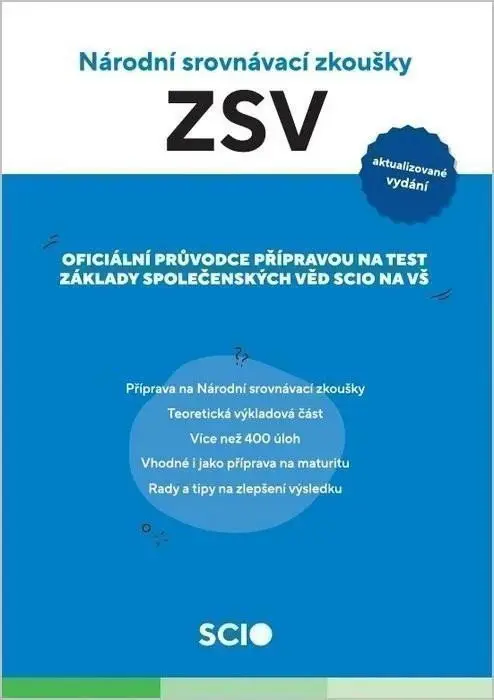 Cvičebnice ZSV Národní srovnávací zkoušky - Jan Brož