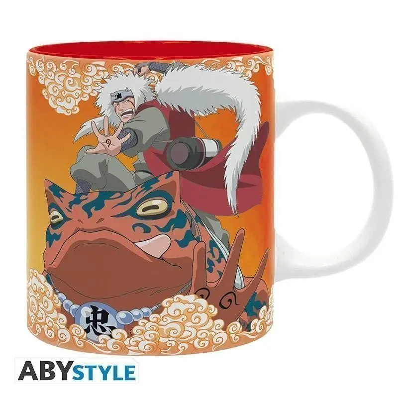 Naruto Keramický hrnek 320 ml - Jiraiya a Naruto