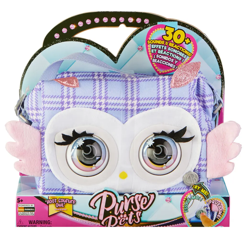 Purse Pets Interaktivní kabelka - Sova - Spin Master
