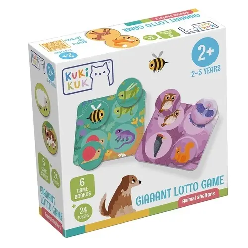 KukiKuk Giaaant Lotto Game Animal Shelters