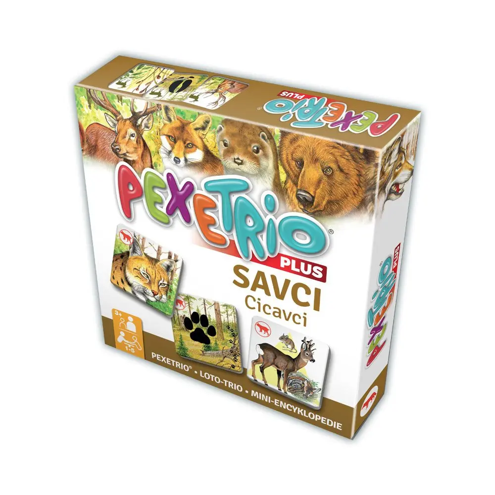 Efko Společenská hra - Pexetrio - Savci