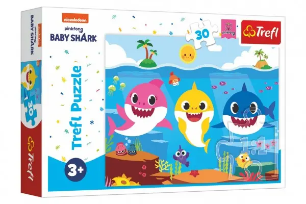 Baby Shark: Podmořský svět žraloků - puzzle z kategorie 15 – 60 dielikov
