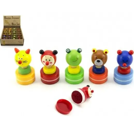 Teddies Razítko dřevěné 6 cm