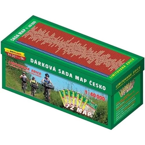 Dárková sada map Česko 1:40 000