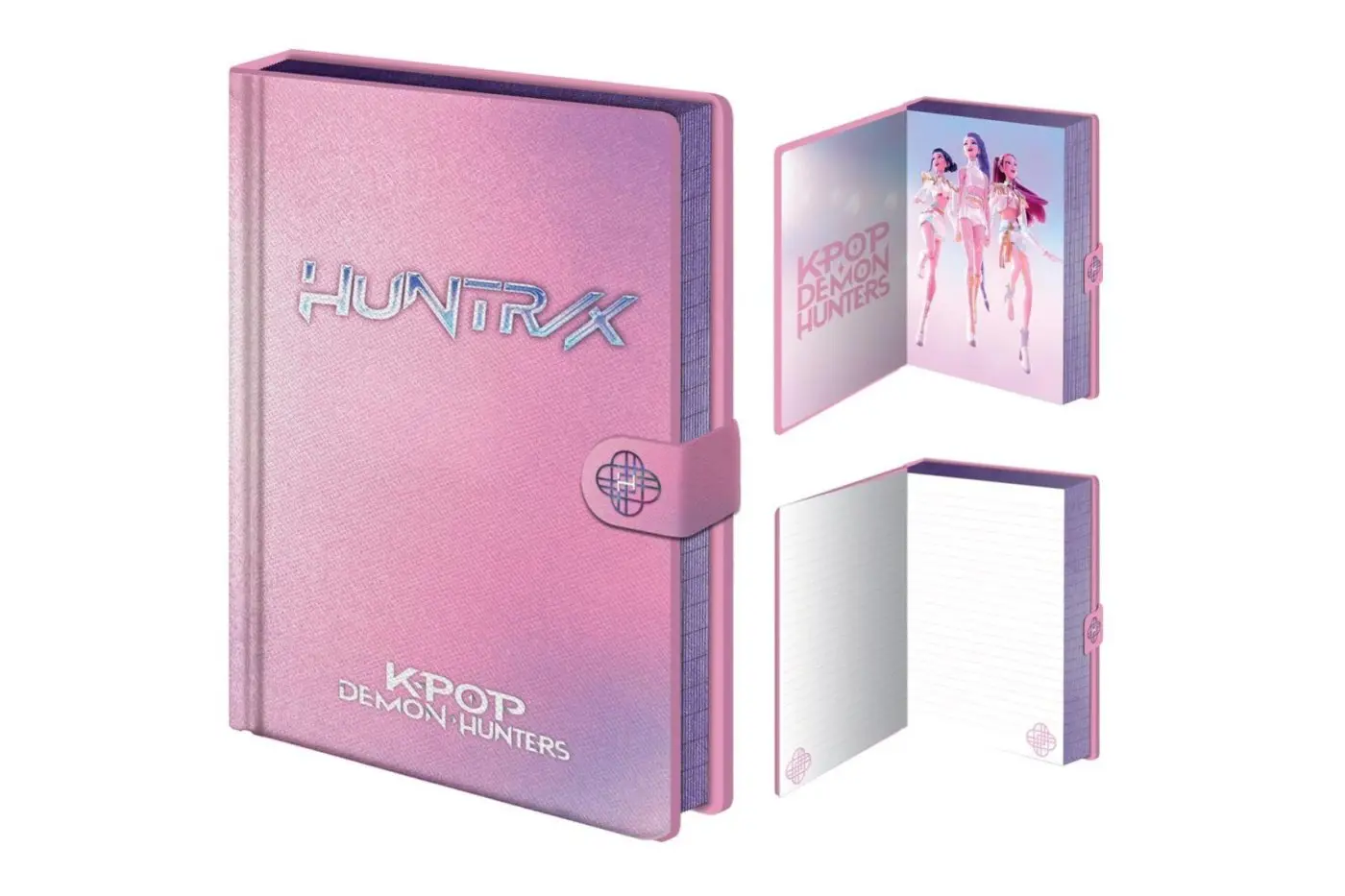 KPop Demon Hunters Zápisník se sponou A5 - Huntri/X - Pyramid