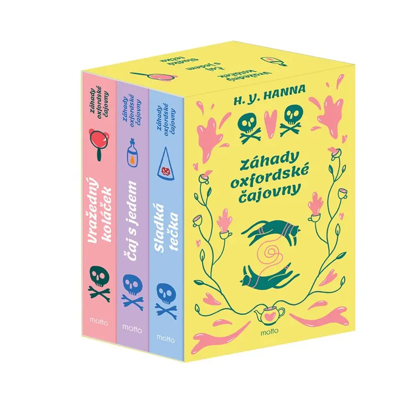 Záhady oxfordské čajovny BOX 1-3 (Vražedný koláček, Čaj s jedem, Sladká tečka) - H. Y. Hanna