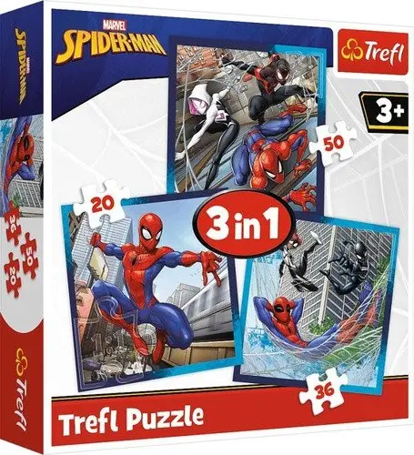 Spiderman/3v1 - puzzle z kategorie 15 – 60 dielikov