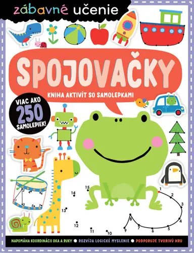 Spojovačky (Kniha aktivít so samolepkami) - Charly Lane, Stuart Lynch - kniha z kategorie Naučné knihy