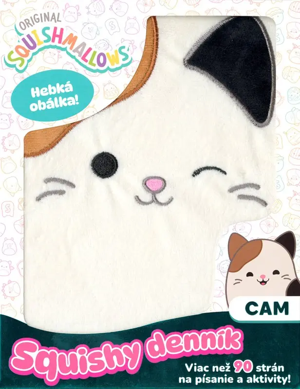 Squishmallows - Squishy denník - Cam - kolektiv autorů