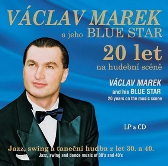 Václav Marek a jeho BLUE STAR - LP + CD (audiokniha) - Václav Marek