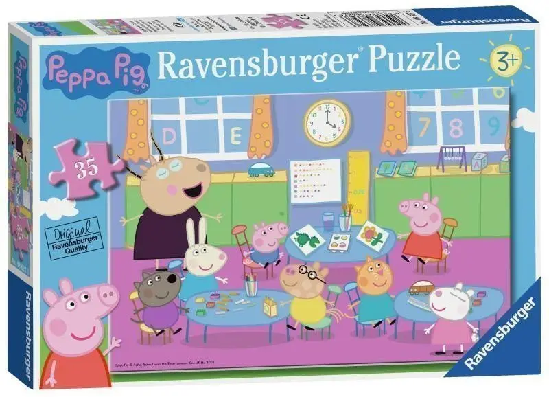 Prasátko Peppa ve škole - puzzle z kategorie 15 – 60 dielikov