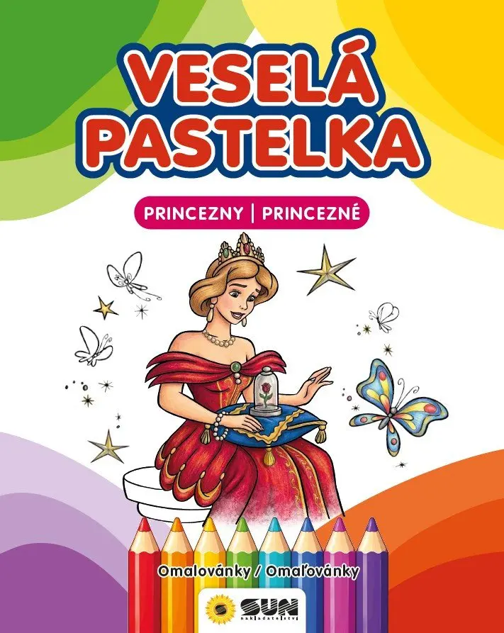 Veselá pastelka Princezny/Princezné