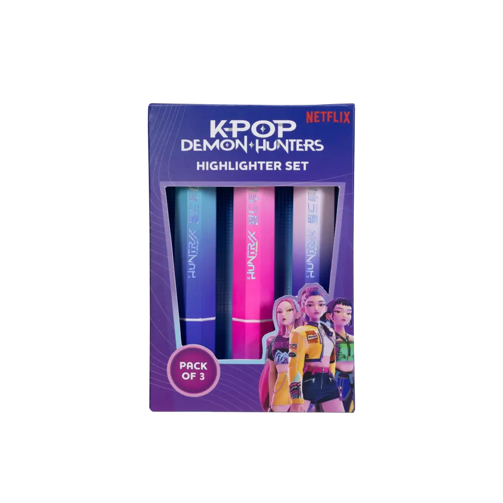 Set zvýrazňovačů K-pop Demon Hunters: Huntrix - Bluesky