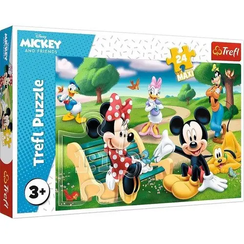 Mickey Mouse: Mezi přáteli /Mickey Mouse with friends MAXI - puzzle z kategorie 15 – 60 dielikov
