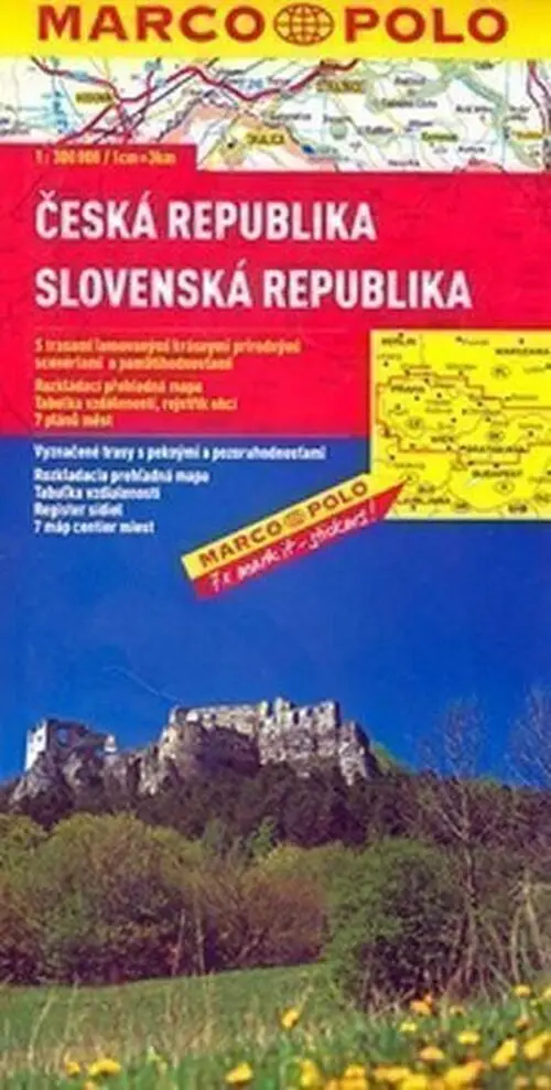 Česká republika, Slovenská republika 1:300 000