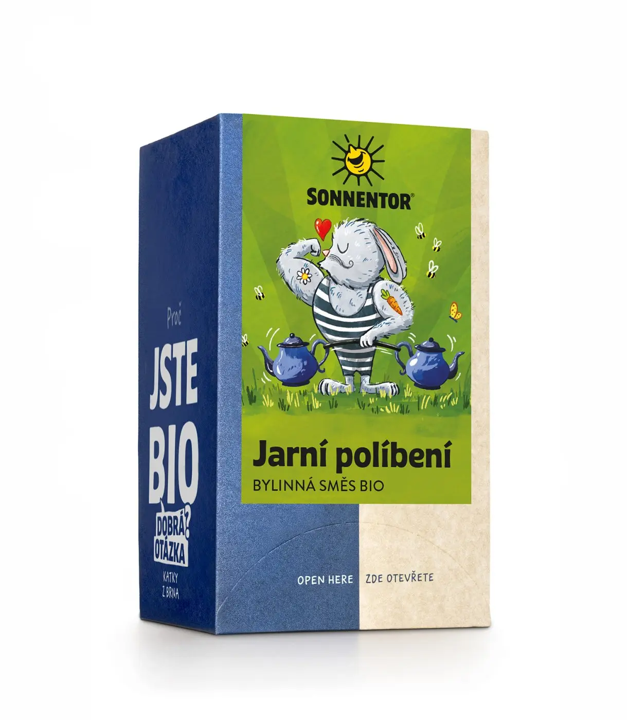 Jarní políbení bio (čaj, bylinná směs, porcovaná, 27g)