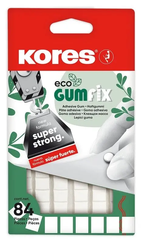 Kores ECO GumFix - lepicí guma - 84 ks