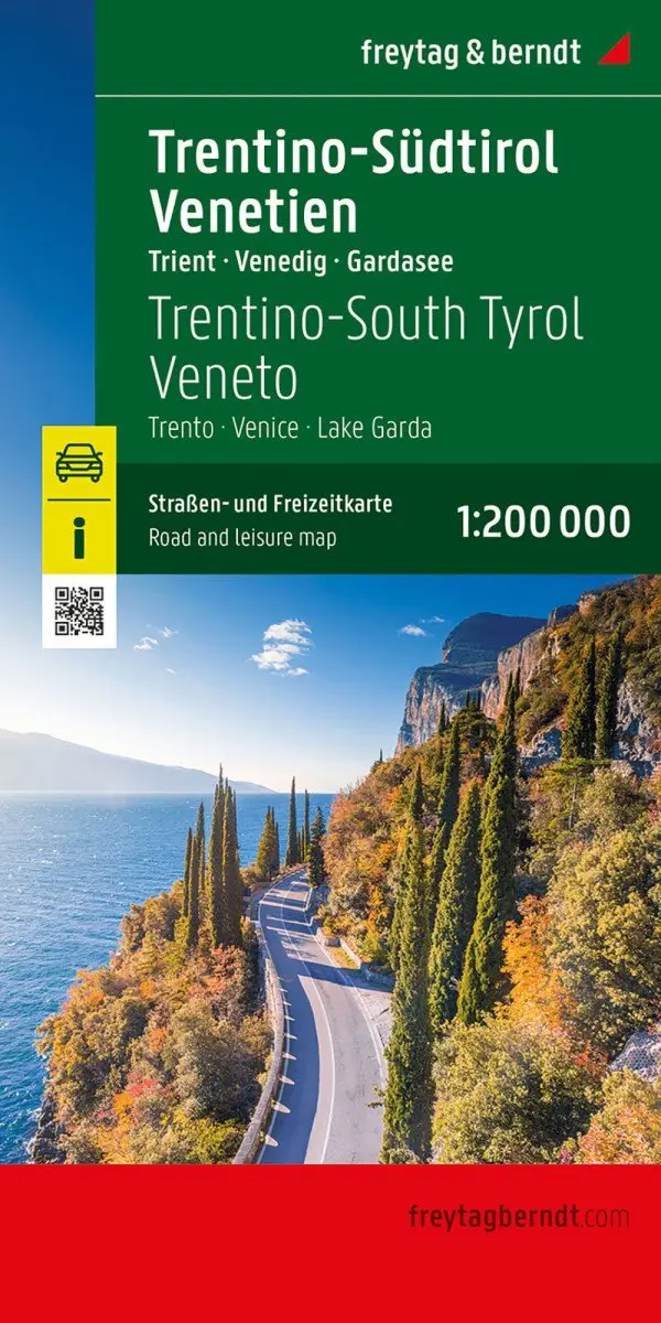 Trentino-Jižní Tyrolsko - Benátsko 1:200 000 / automapa