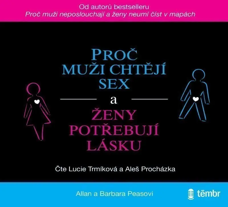 CD Proč muži chtějí sex a ženy potřebují lásku (audiokniha) - Allan Pease