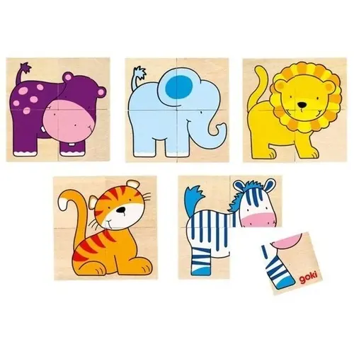 Divoká zvířata - puzzle z kategorie Maxi dieliky