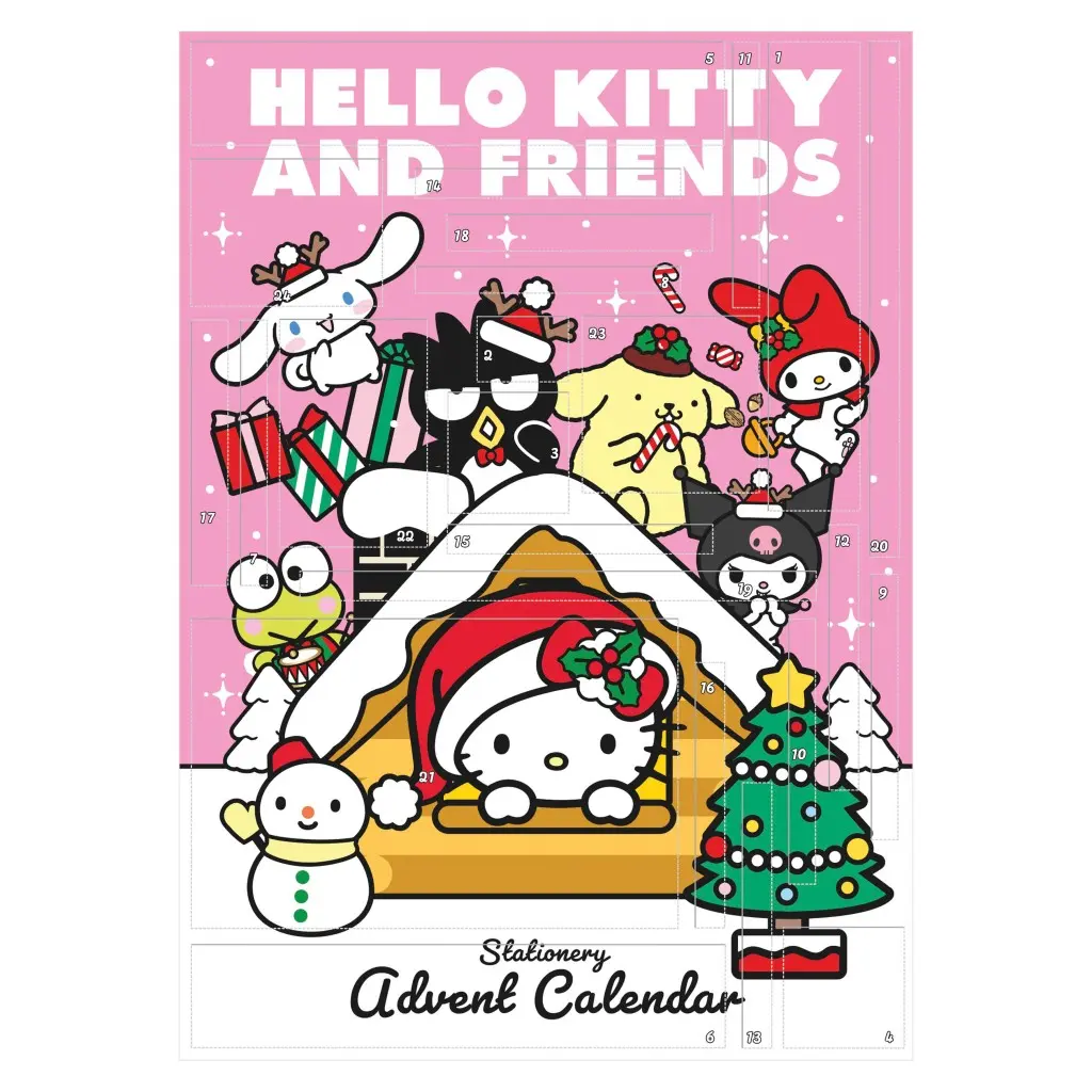 Hello Kitty a přátelé adventní kalendář V2 (papírenský) - Pyramid