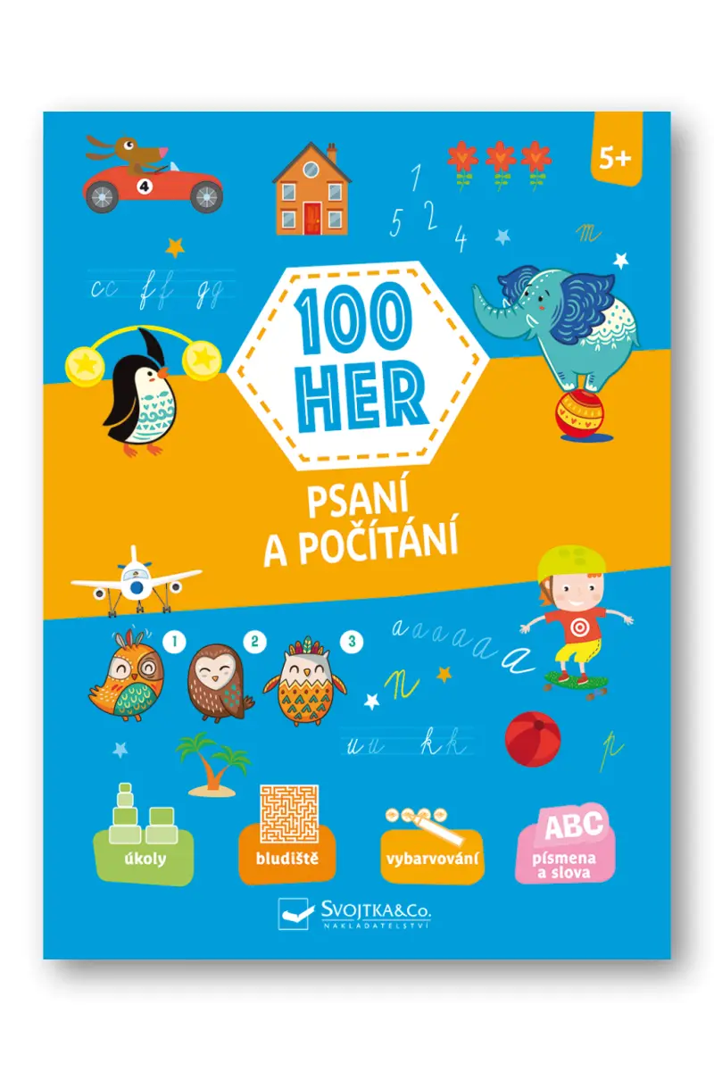 100 her - Psaní a počítání 5+