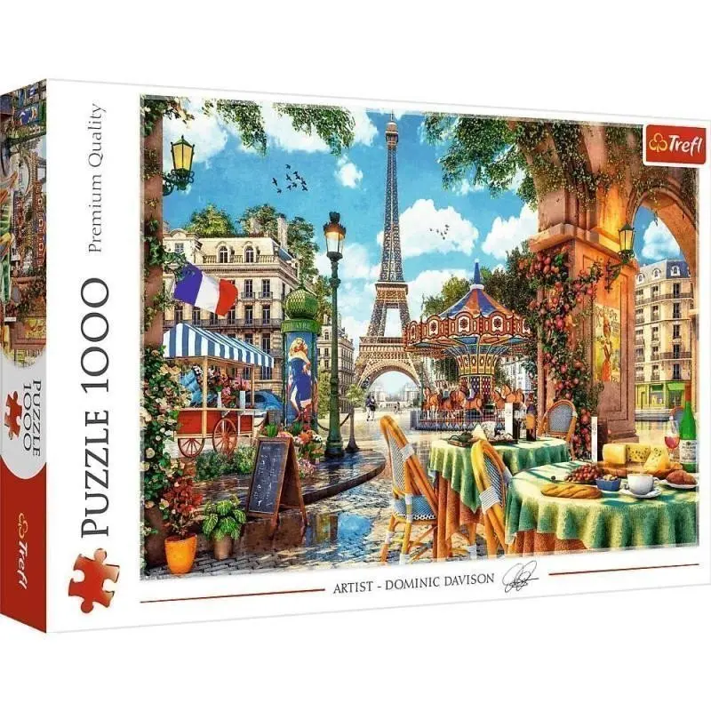 Dominic Davison / Ráno v Paříži - puzzle z kategorie Umelecké
