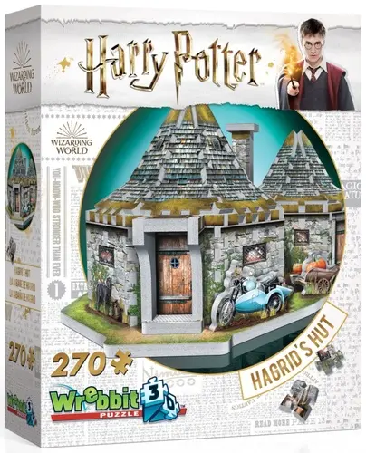 Distrineo Harry Potter 3D puzzle - Hagridův dům