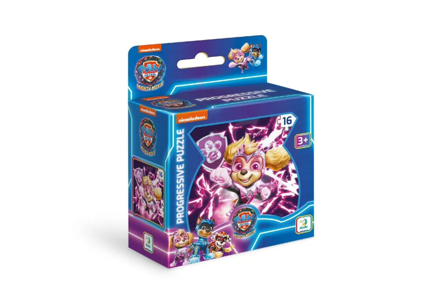 Teddies Skye Tlapková patrola/Paw Patrol v krabičce 10x13,5x5cm 16 dílků