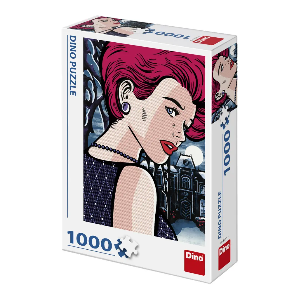 Pop art: Tajemná žena - Puzzle (1000 dílků)