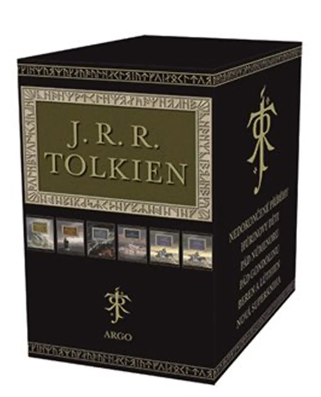 Tolkien BOX runy II. 1-6 (Pád Númeronu, Pád Gondolinu, Nedokončené příběhy, Beren a Luthien, Húrinovy děti, Příběhy z Nebezpečné říše) - John Ronald Reuel Tolkien