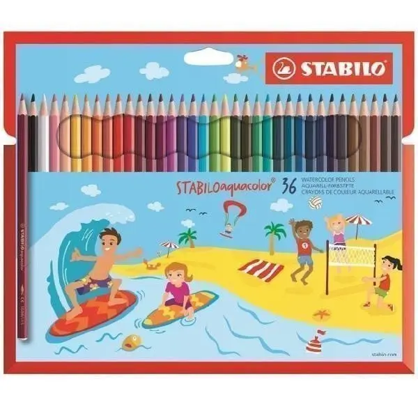 Pastelky STABILO aquacolor, sada