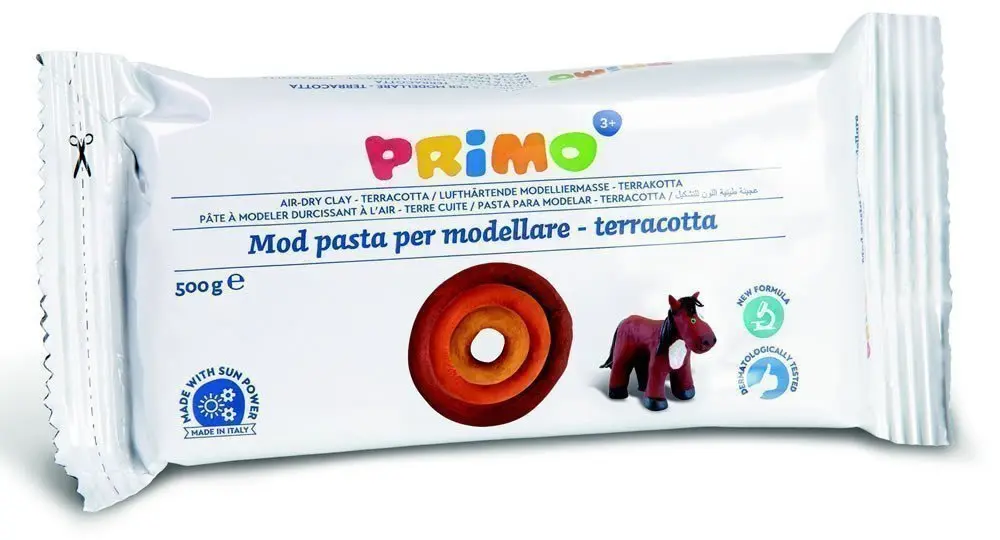 PRIMO samotvrdnoucí modelovací hmota 500 g - terakota