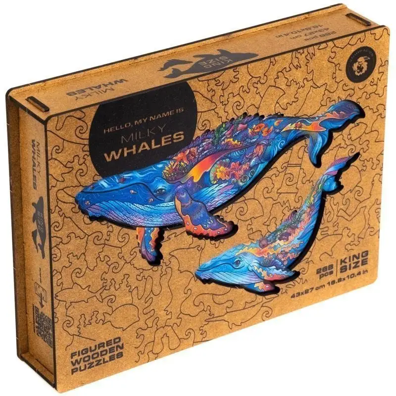 Velryby L - puzzle z kategorie Zvieratá