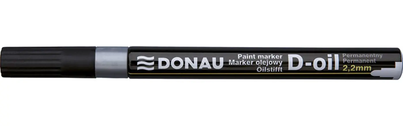 DONAU lakový popisovač D-oil, 2,2 mm, stříbrný