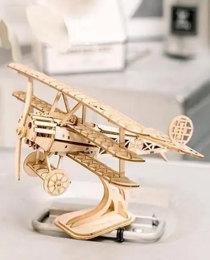 NiXiM Dřevěné 3D puzzle/Tříplošník