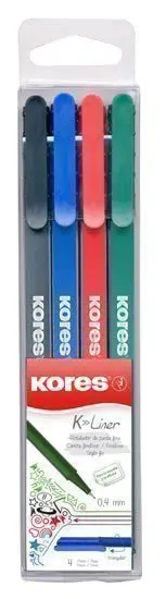 Kores K-Liner 0,4 mm - sada 4 barev