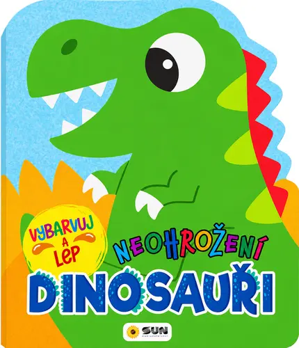 Neohrožení dinosauři - Vybarvuj a lep