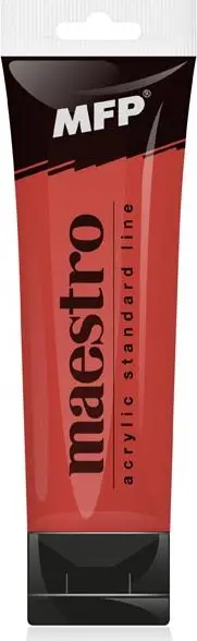 akrylová barva Maestro 75ml - dark red
