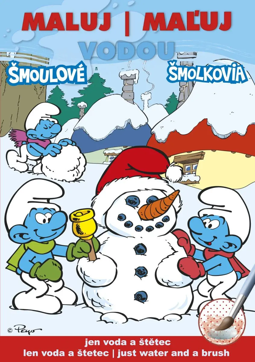 Maluj vodou Šmoulové