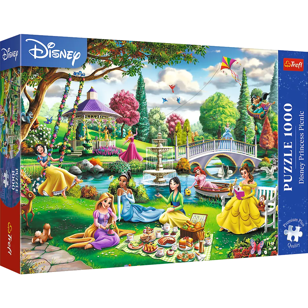 Trefl Puzzle 1000 Premium Plus Disney princezny - puzzle z kategorie 500 – 1000 dielikov