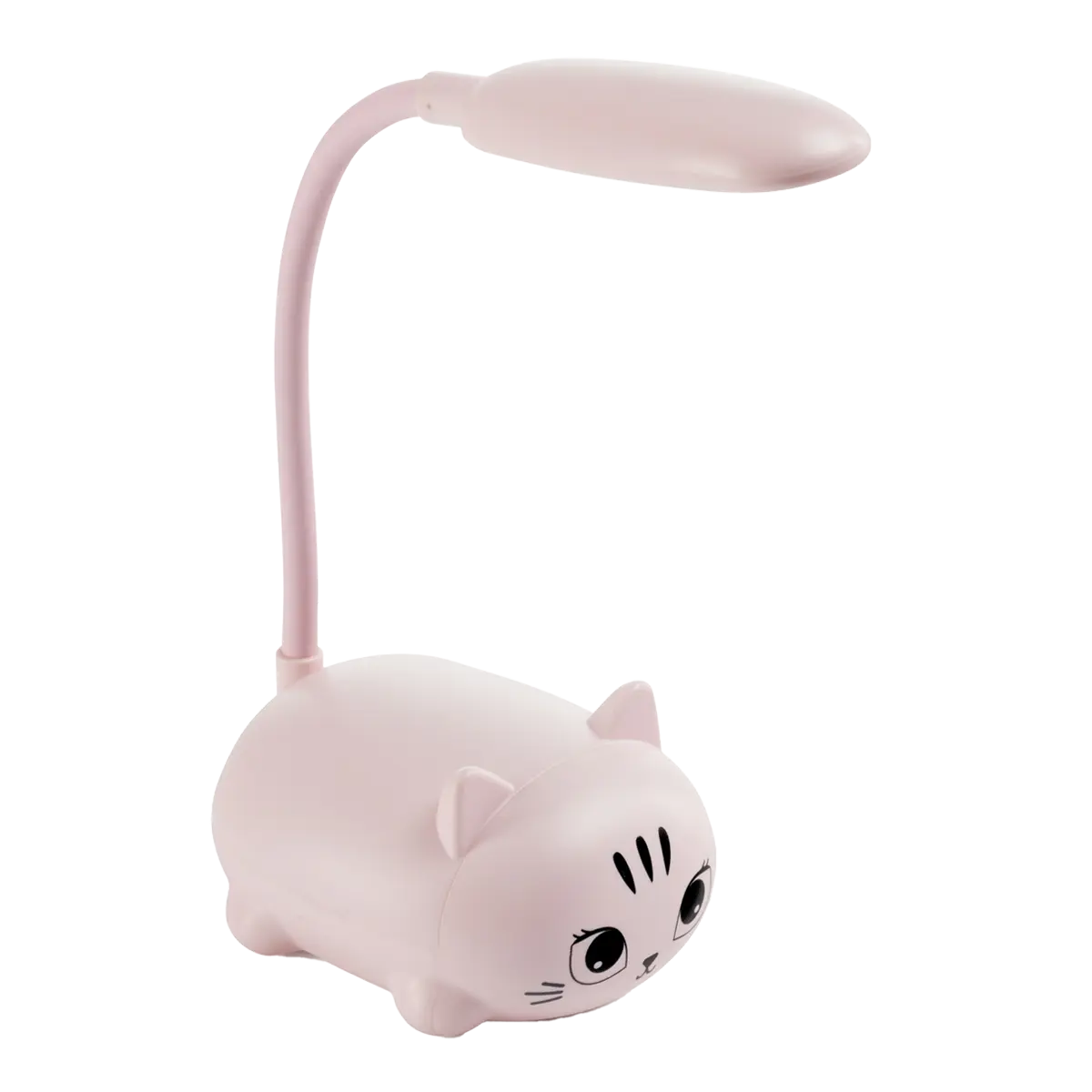 Miquelrius B2F - LED lampička, Night Kitty, teplé světlo, USB napájení, růžová