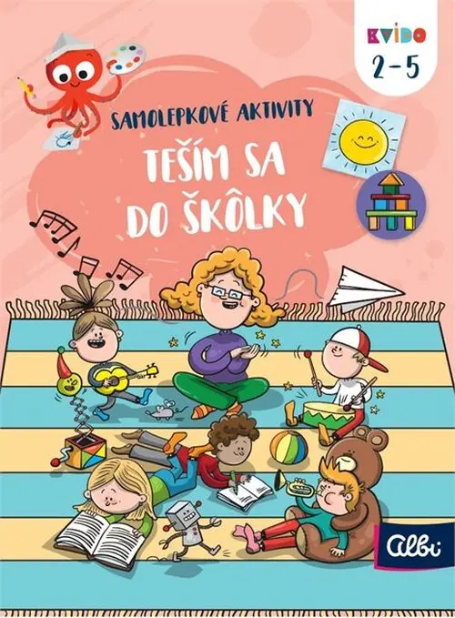 Albi Kvído - Samolepkové aktivity - Těším se do školky SK